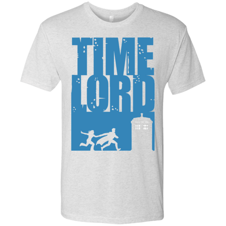 T-Shirts Heather White / Small Time Lord Allons-y! Men's Triblend T-Shirt