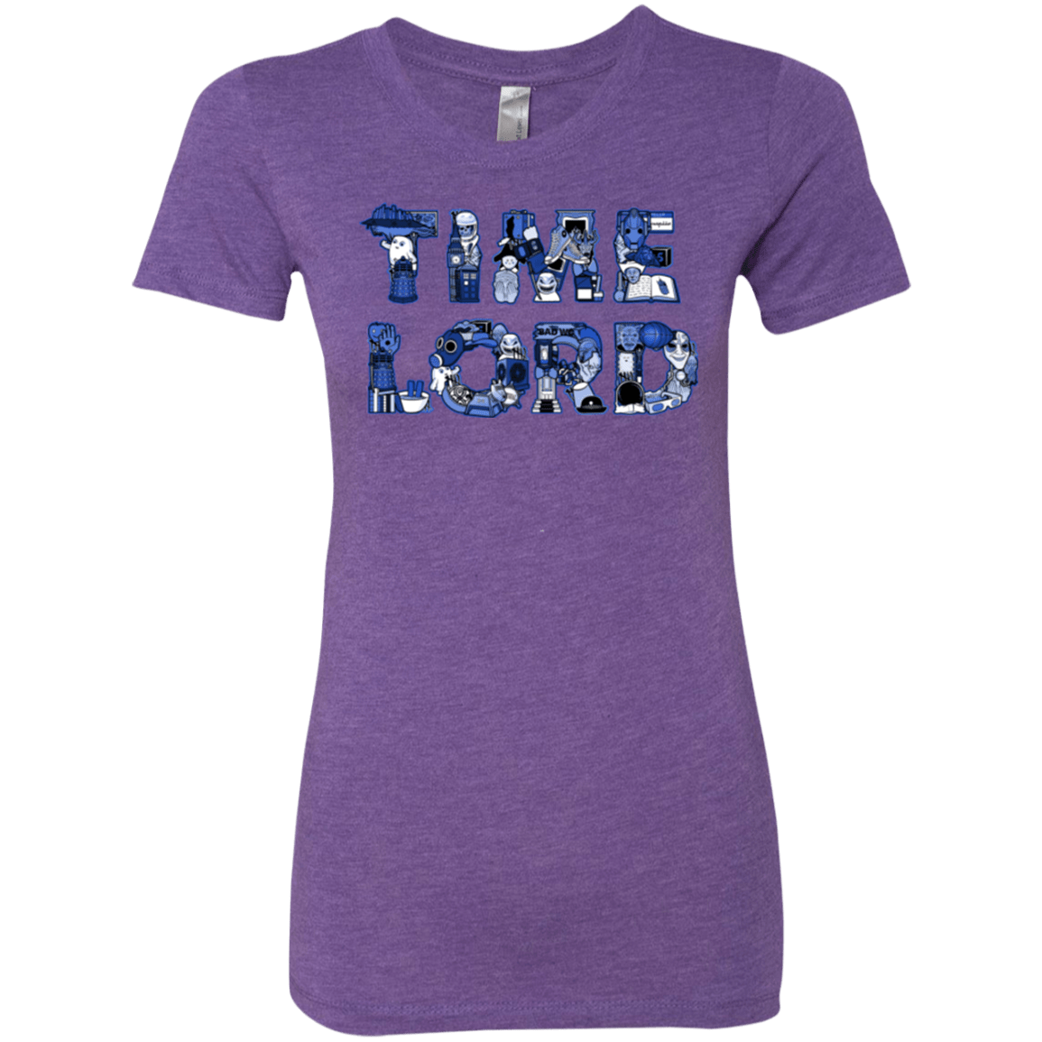 T-Shirts Purple Rush / Small Timelord Women's Triblend T-Shirt