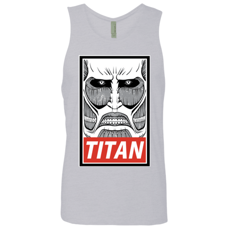 T-Shirts Heather Grey / Small Titan Men's Premium Tank Top
