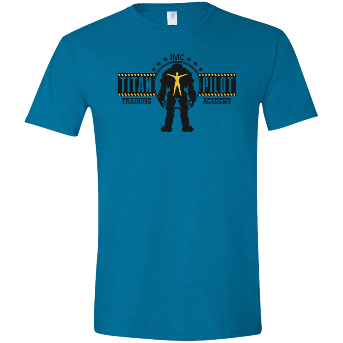 T-Shirts Antique Sapphire / S Titan Pilot Men's Semi-Fitted Softstyle