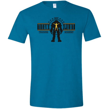 T-Shirts Antique Sapphire / S Titan Pilot Men's Semi-Fitted Softstyle