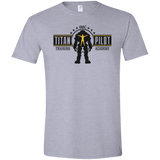 T-Shirts Sport Grey / X-Small Titan Pilot Men's Semi-Fitted Softstyle