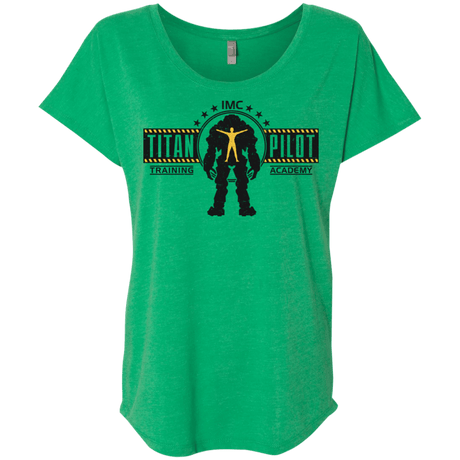 T-Shirts Envy / X-Small Titan Pilot Triblend Dolman Sleeve