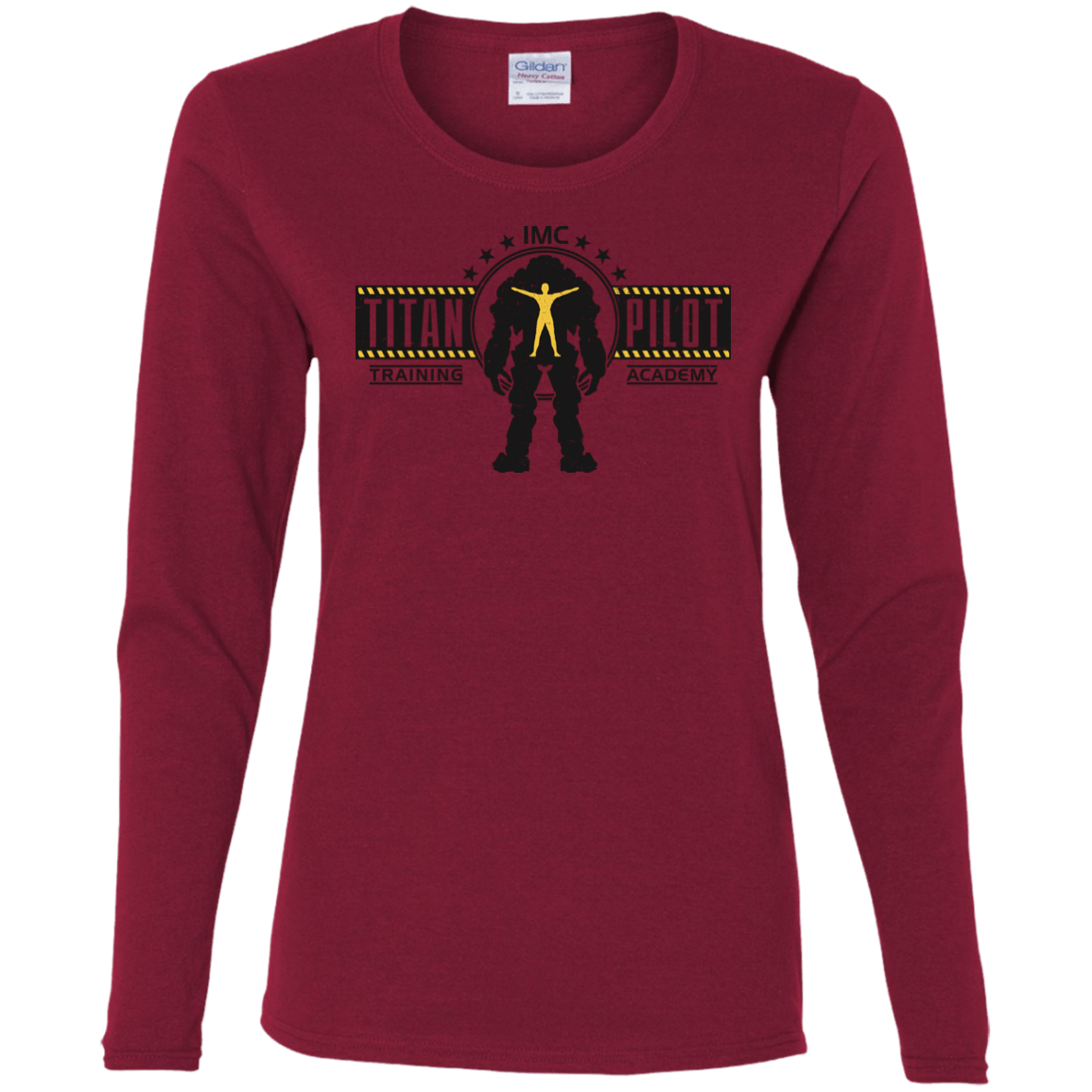 T-Shirts Cardinal / S Titan Pilot Women's Long Sleeve T-Shirt