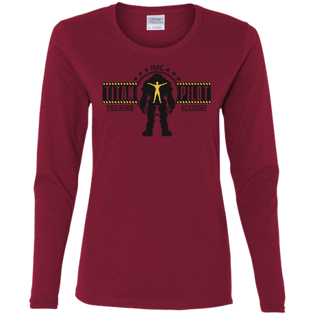 T-Shirts Cardinal / S Titan Pilot Women's Long Sleeve T-Shirt