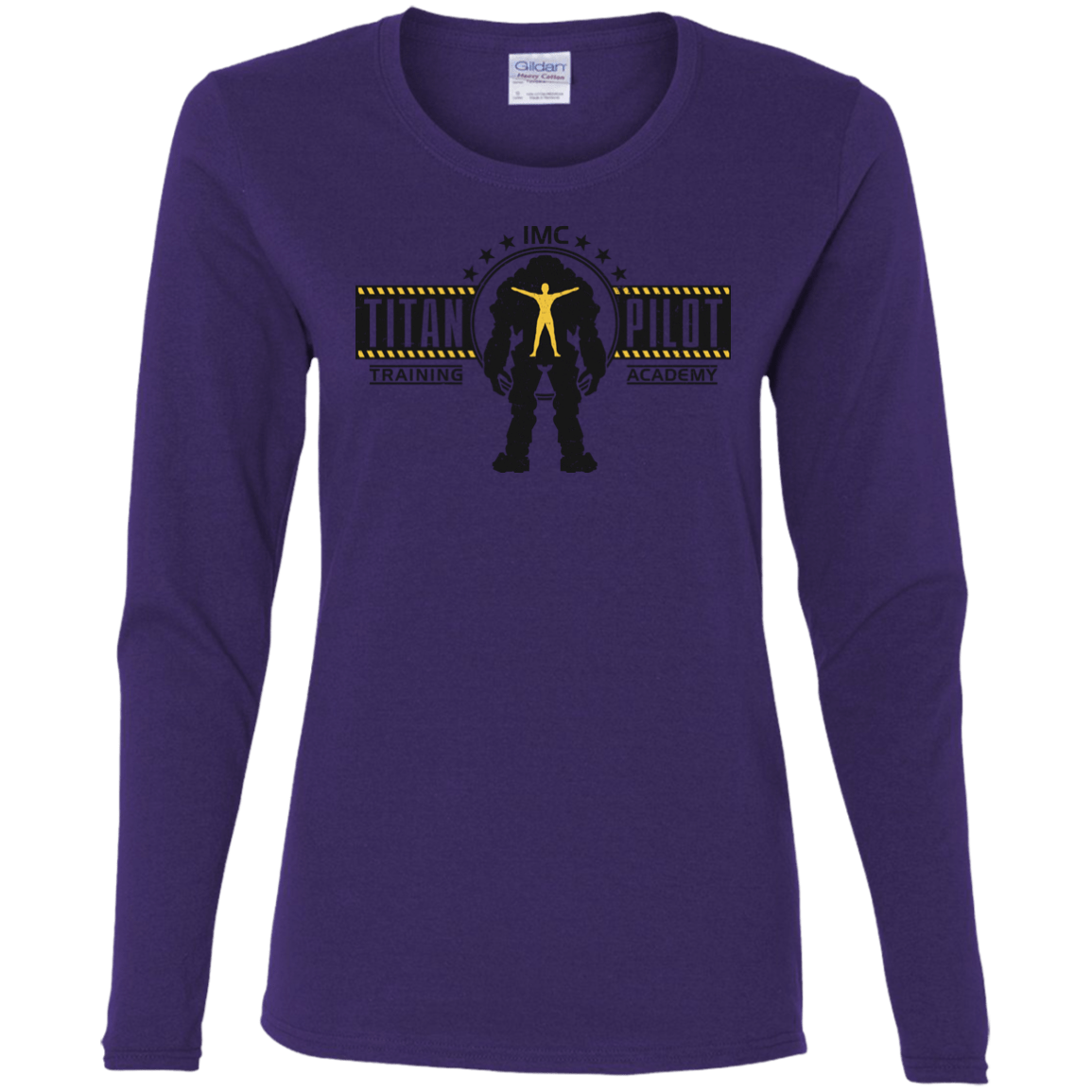 T-Shirts Purple / S Titan Pilot Women's Long Sleeve T-Shirt