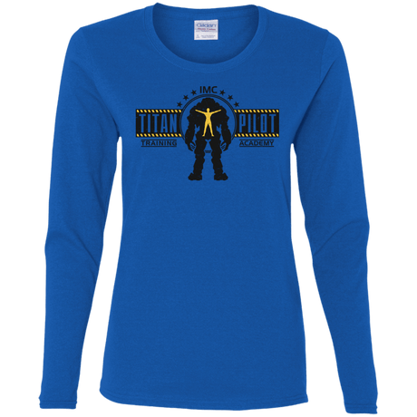T-Shirts Royal / S Titan Pilot Women's Long Sleeve T-Shirt