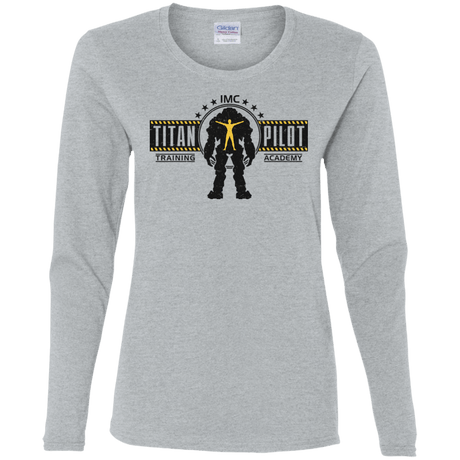 T-Shirts Sport Grey / S Titan Pilot Women's Long Sleeve T-Shirt