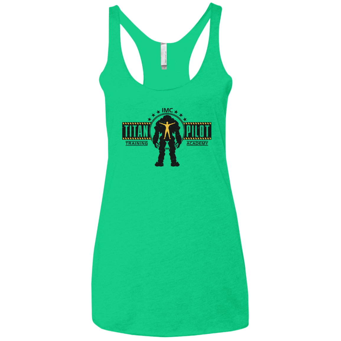 T-Shirts Envy / X-Small Titan Pilot Women's Triblend Racerback Tank