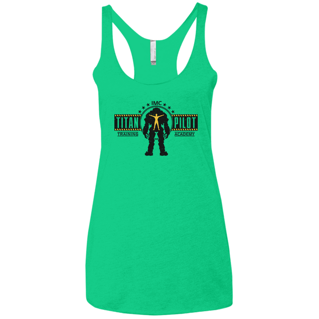 T-Shirts Envy / X-Small Titan Pilot Women's Triblend Racerback Tank