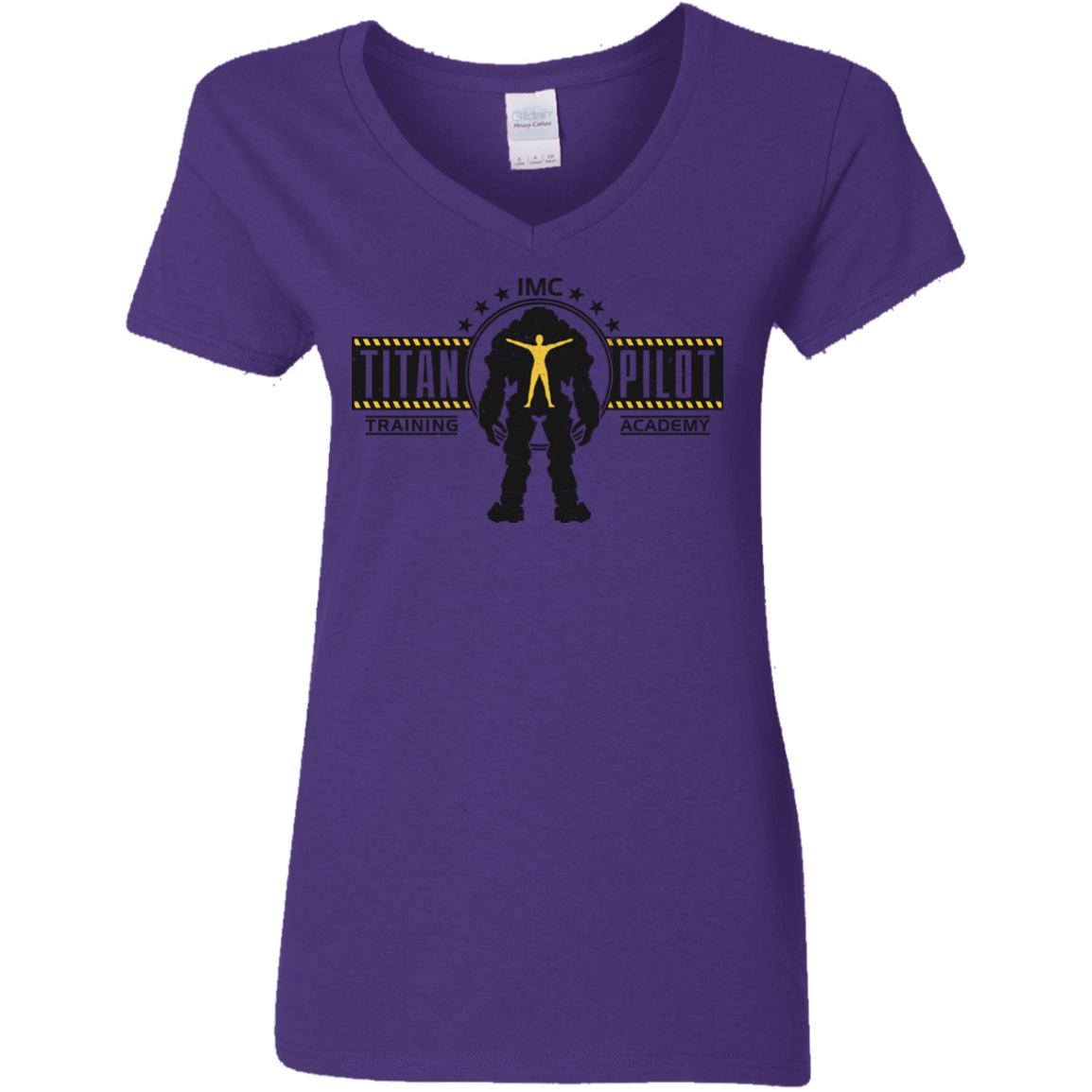 T-Shirts Purple / S Titan Pilot Women's V-Neck T-Shirt