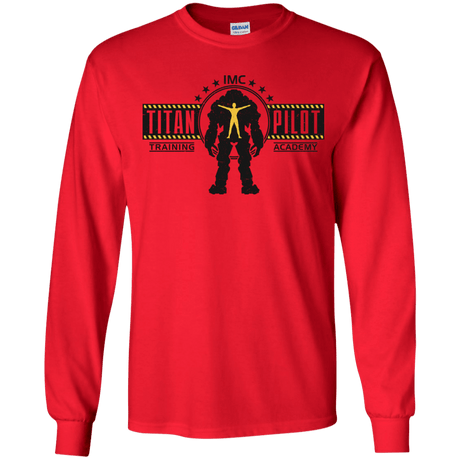 T-Shirts Red / YS Titan Pilot Youth Long Sleeve T-Shirt
