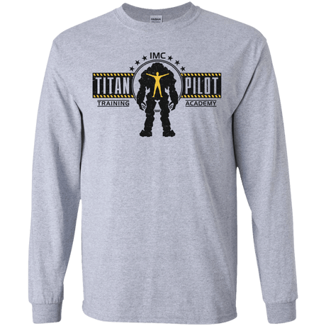 T-Shirts Sport Grey / YS Titan Pilot Youth Long Sleeve T-Shirt