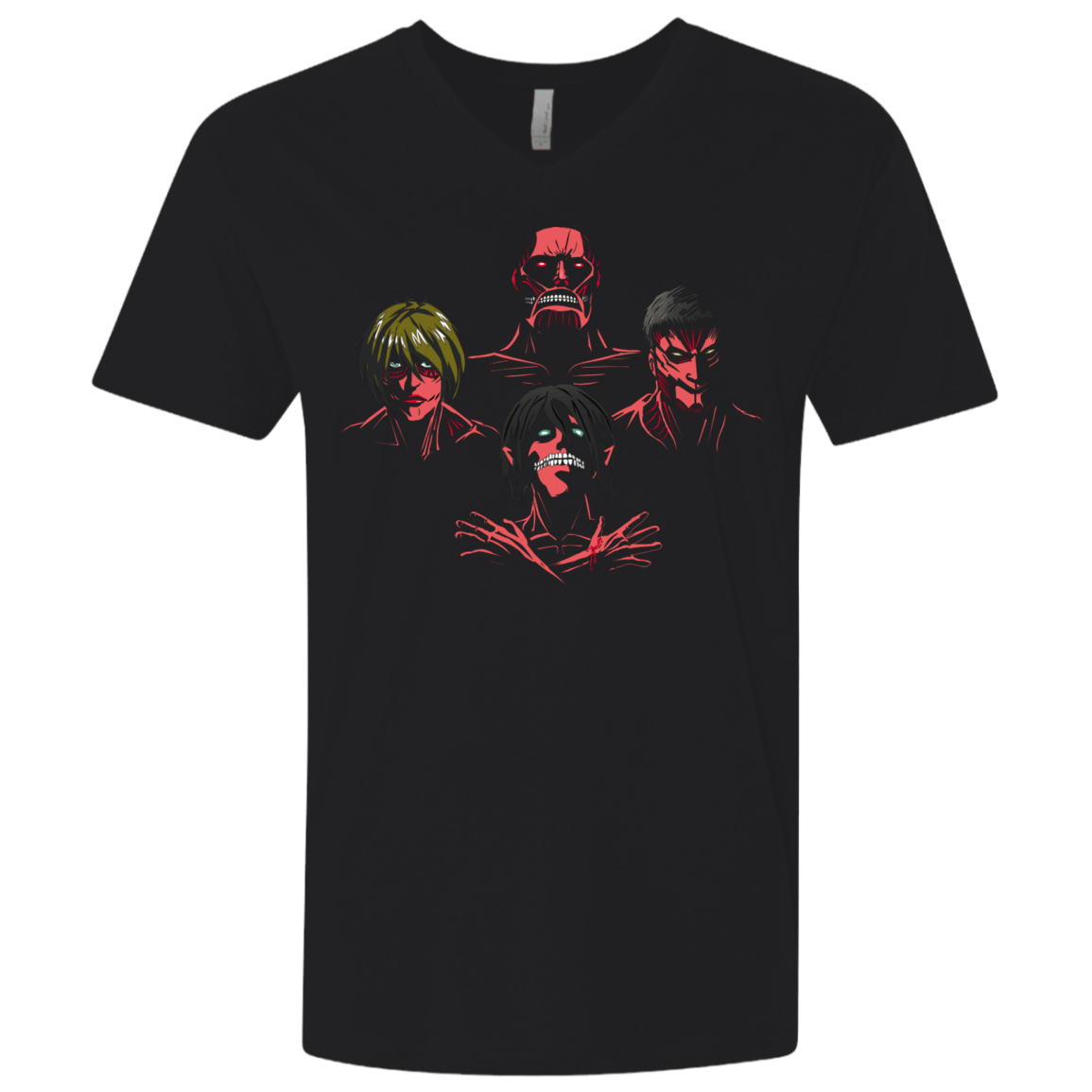 T-Shirts Black / X-Small Titan Rhapsody Men's Premium V-Neck