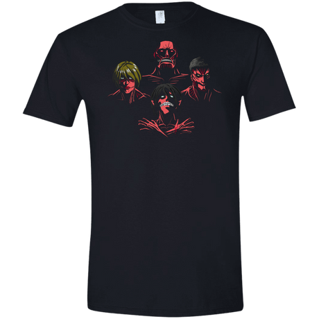 T-Shirts Black / X-Small Titan Rhapsody Men's Semi-Fitted Softstyle