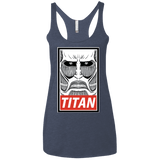 T-Shirts Vintage Navy / X-Small Titan Women's Triblend Racerback Tank