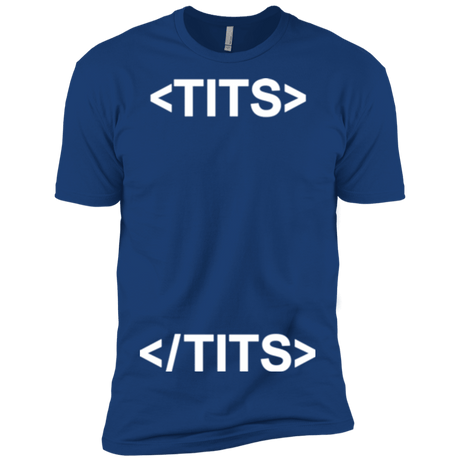 T-Shirts Royal / X-Small Tits Men's Premium T-Shirt