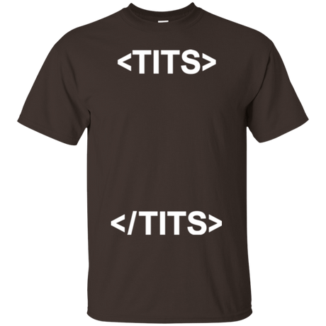 T-Shirts Dark Chocolate / Small Tits T-Shirt