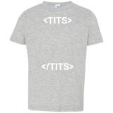 T-Shirts Heather / 2T Tits Toddler Premium T-Shirt