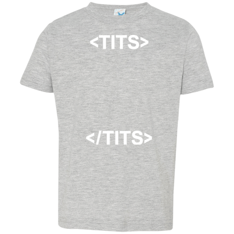 T-Shirts Heather / 2T Tits Toddler Premium T-Shirt