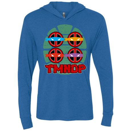 T-Shirts Vintage Royal / X-Small TMNDP Triblend Long Sleeve Hoodie Tee