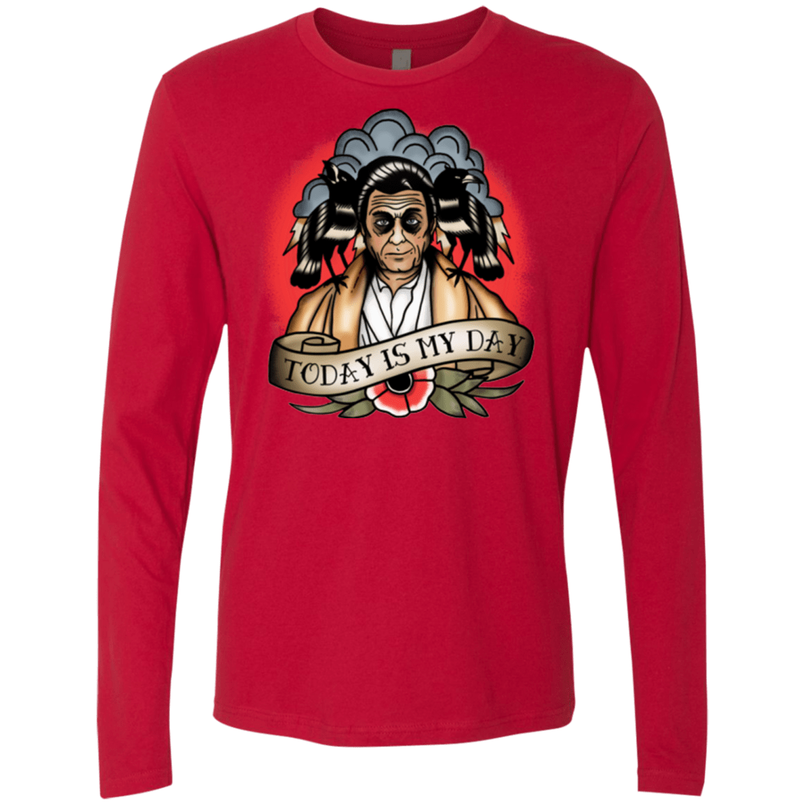 T-Shirts Red / Small Today Is My Day Men's Premium Long Sleeve