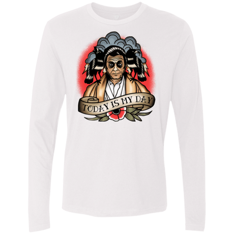 T-Shirts White / Small Today Is My Day Men's Premium Long Sleeve