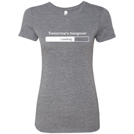 T-Shirts Premium Heather / Small Tomorrow's hangover Women's Triblend T-Shirt