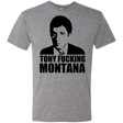 T-Shirts Premium Heather / Small Tony Fucking Montana Men's Triblend T-Shirt