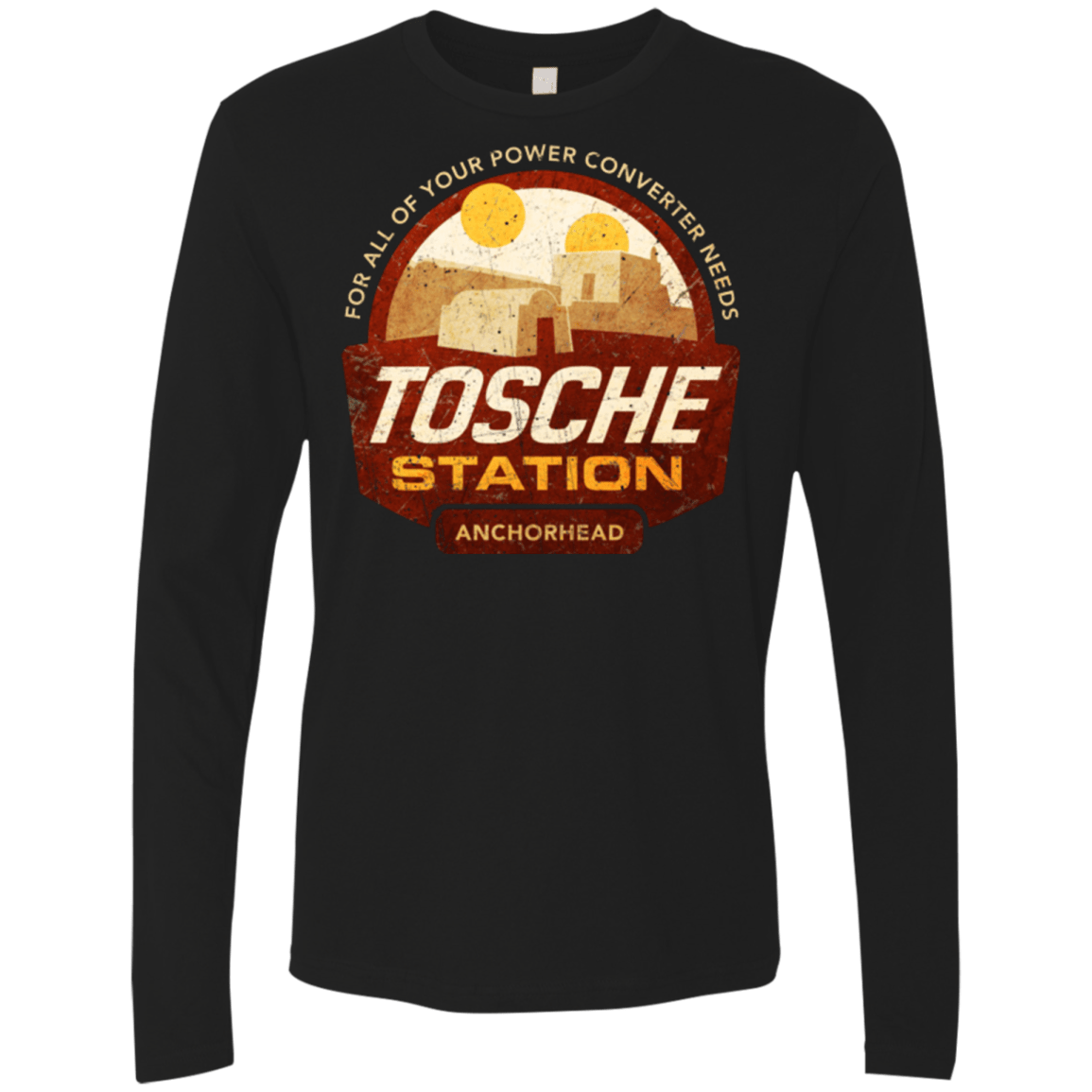 T-Shirts Black / Small Tosche Station Men's Premium Long Sleeve