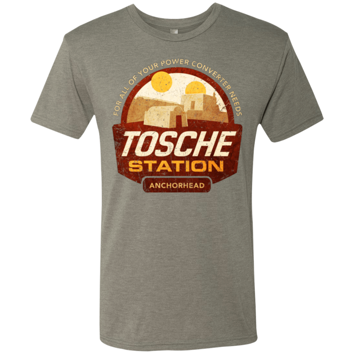 T-Shirts Venetian Grey / Small Tosche Station Men's Triblend T-Shirt