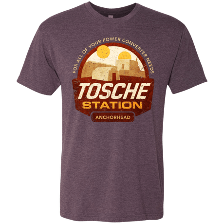 T-Shirts Vintage Purple / Small Tosche Station Men's Triblend T-Shirt