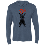 T-Shirts Indigo / X-Small TRADITIONAL REAPER Triblend Long Sleeve Hoodie Tee