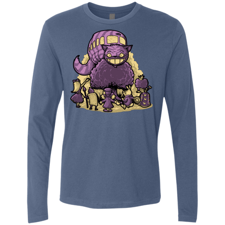 T-Shirts Indigo / Small TRAVELING WONDERLAND Men's Premium Long Sleeve