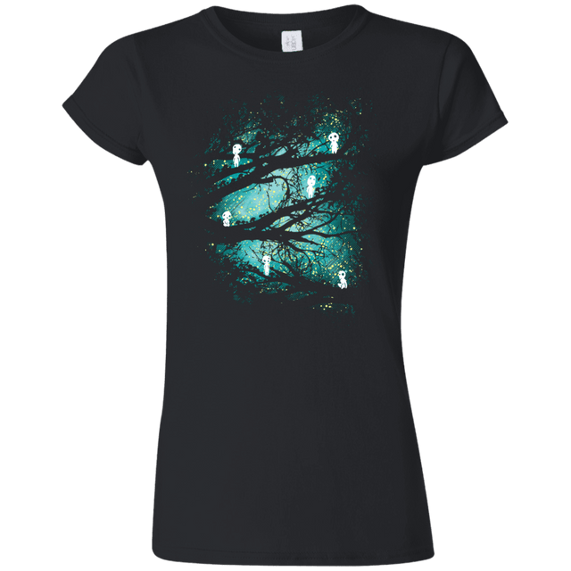 T-Shirts Black / S Tree Spirits Junior Slimmer-Fit T-Shirt