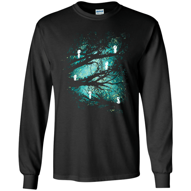 T-Shirts Black / S Tree Spirits Men's Long Sleeve T-Shirt