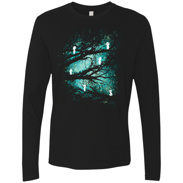 T-Shirts Black / S Tree Spirits Men's Premium Long Sleeve