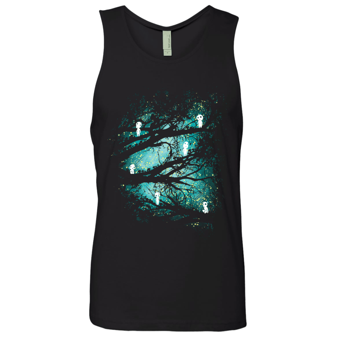 T-Shirts Black / S Tree Spirits Men's Premium Tank Top