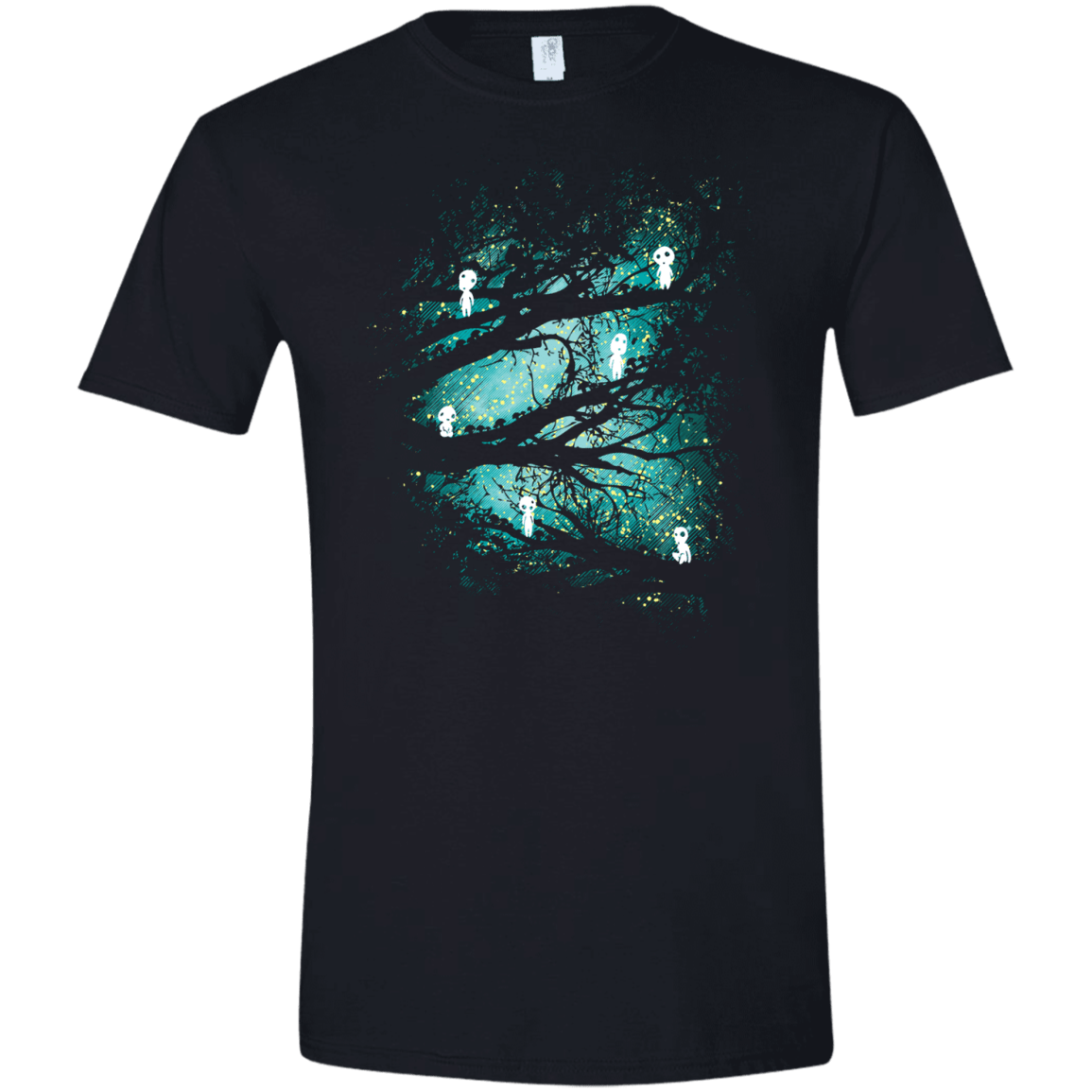 T-Shirts Black / X-Small Tree Spirits Men's Semi-Fitted Softstyle