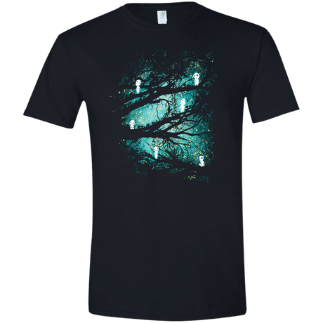 T-Shirts Black / X-Small Tree Spirits Men's Semi-Fitted Softstyle