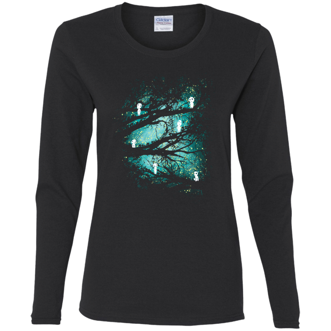 T-Shirts Black / S Tree Spirits Women's Long Sleeve T-Shirt