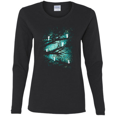 T-Shirts Black / S Tree Spirits Women's Long Sleeve T-Shirt