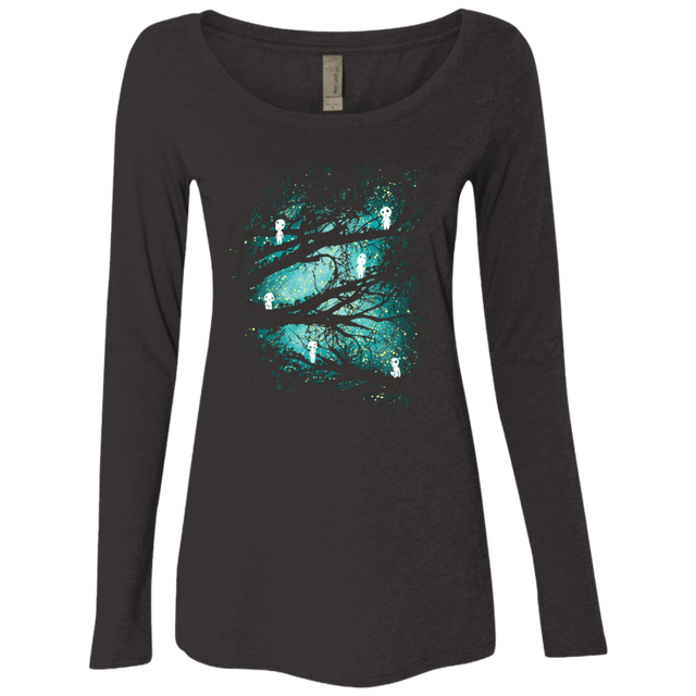 T-Shirts Vintage Black / S Tree Spirits Women's Triblend Long Sleeve Shirt