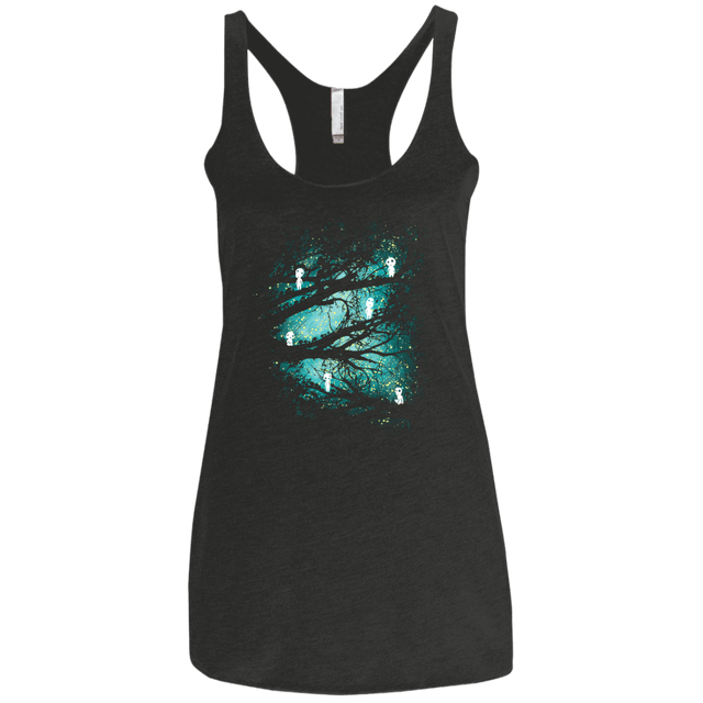 T-Shirts Vintage Black / X-Small Tree Spirits Women's Triblend Racerback Tank