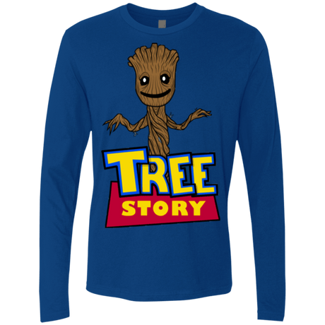 T-Shirts Royal / Small TREE STORY Men's Premium Long Sleeve