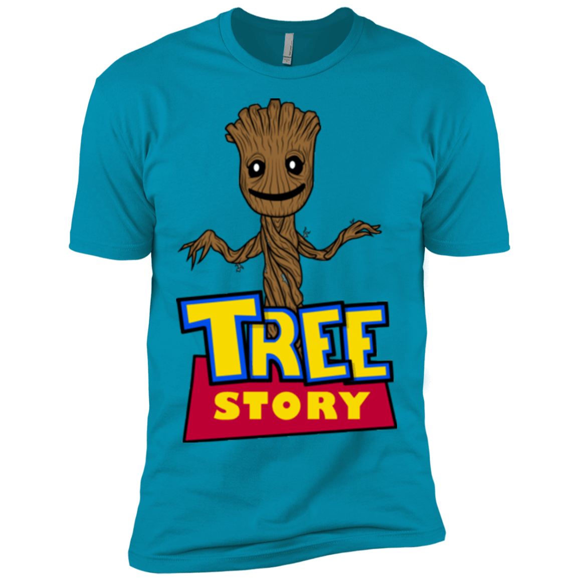 T-Shirts Turquoise / X-Small TREE STORY Men's Premium T-Shirt