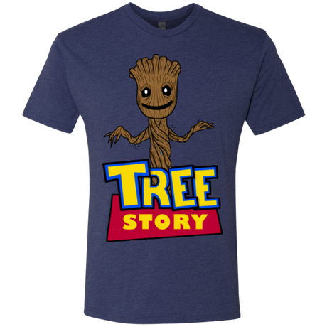 T-Shirts Vintage Navy / Small TREE STORY Men's Triblend T-Shirt
