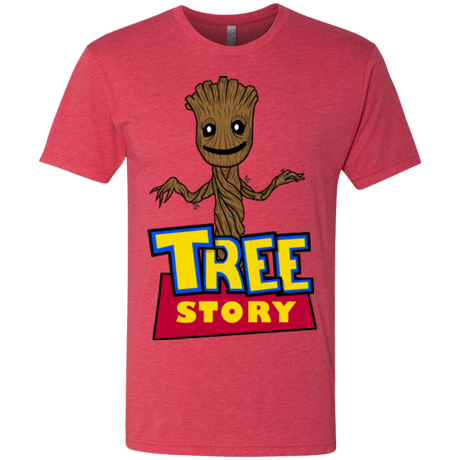 T-Shirts Vintage Red / Small TREE STORY Men's Triblend T-Shirt