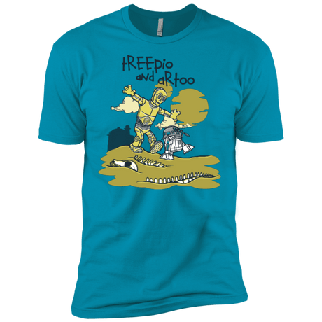 T-Shirts Turquoise / X-Small Treepio and Artoo Men's Premium T-Shirt