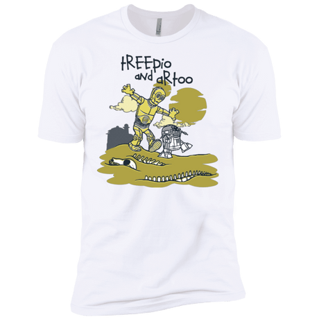 T-Shirts White / X-Small Treepio and Artoo Men's Premium T-Shirt